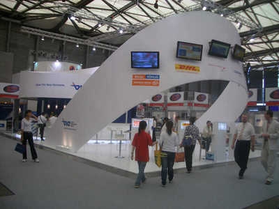 亞洲國(guó)際物流展會(huì)搭建,中外運(yùn)敦豪國(guó)際物流展覽搭建